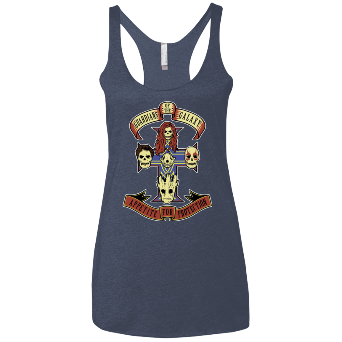 Appetite for Protection Women's Triblend Racerback Tank
