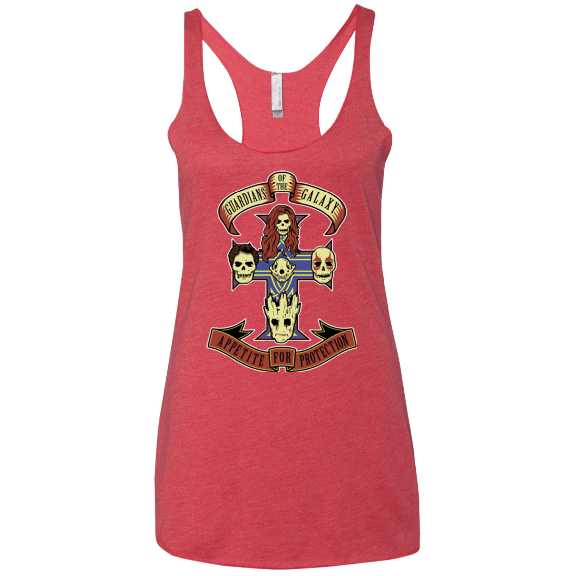 T-Shirts Vintage Red / X-Small Appetite for Protection Women's Triblend Racerback Tank