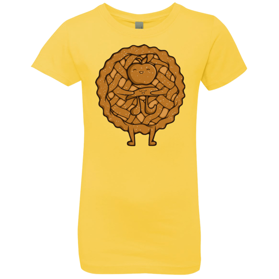 T-Shirts Vibrant Yellow / YXS Apple Pie Girls Premium T-Shirt