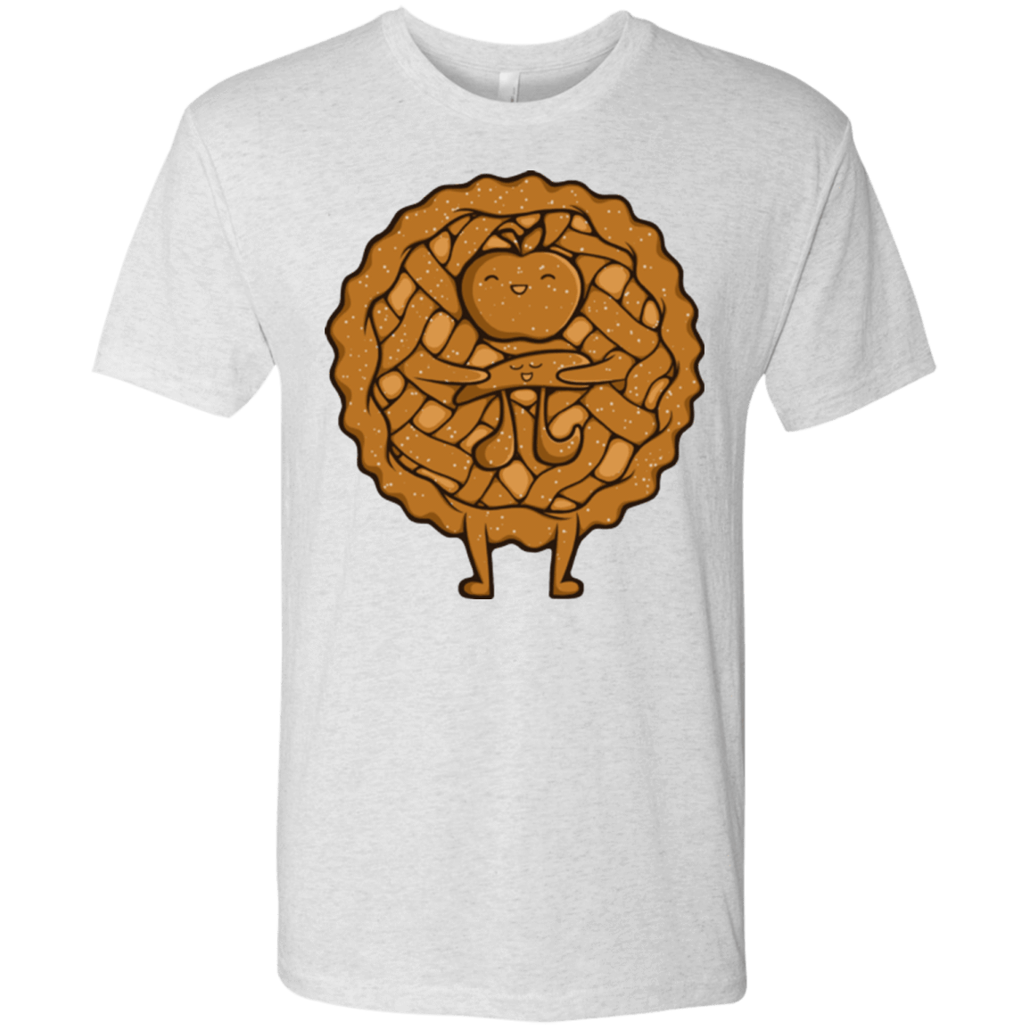 T-Shirts Heather White / Small Apple Pie Men's Triblend T-Shirt
