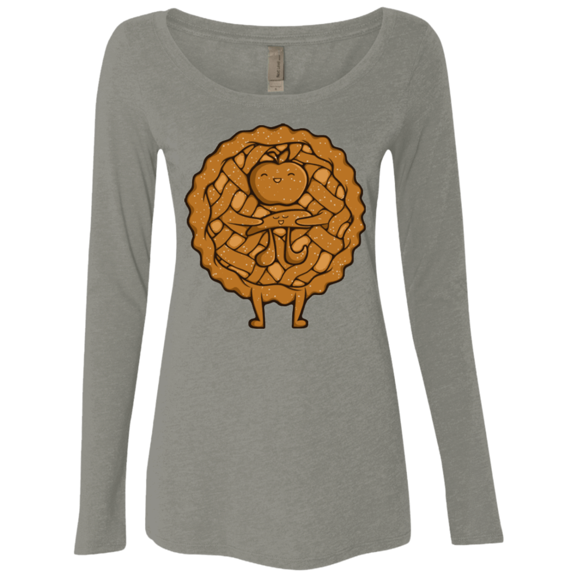 T-Shirts Venetian Grey / Small Apple Pie Women's Triblend Long Sleeve Shirt