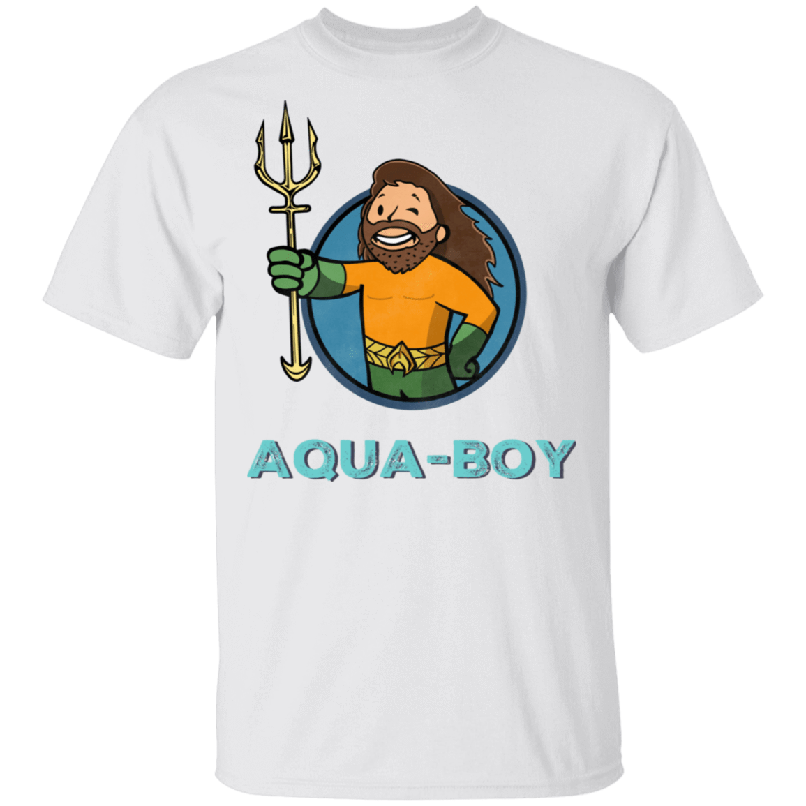 T-Shirts White / S Aqua Boy T-Shirt