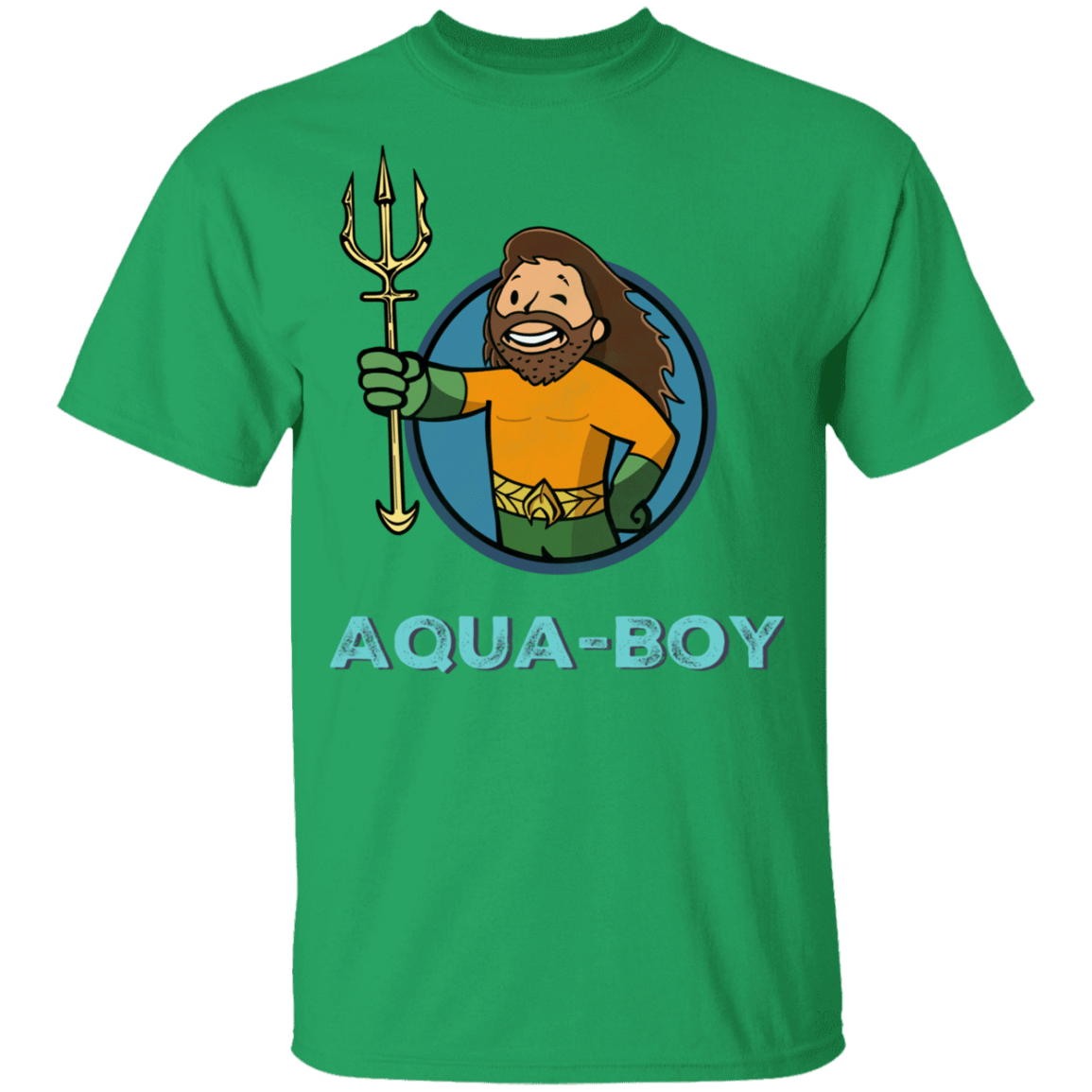 T-Shirts Irish Green / YXS Aqua Boy Youth T-Shirt