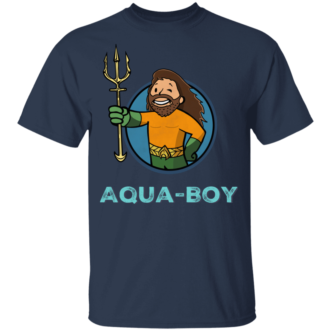T-Shirts Navy / YXS Aqua Boy Youth T-Shirt