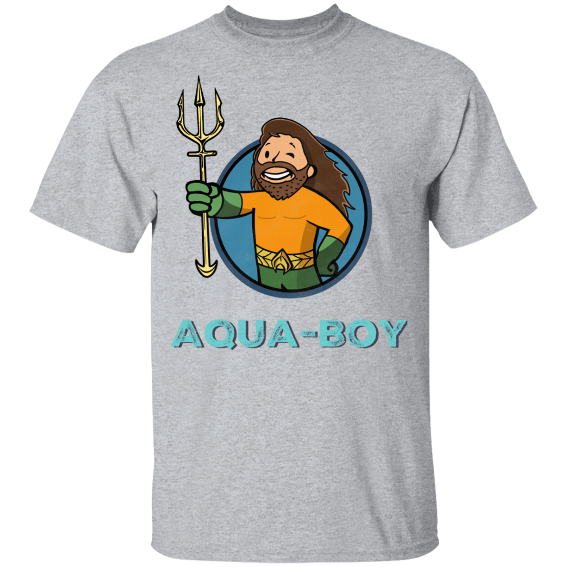 T-Shirts Sport Grey / YXS Aqua Boy Youth T-Shirt