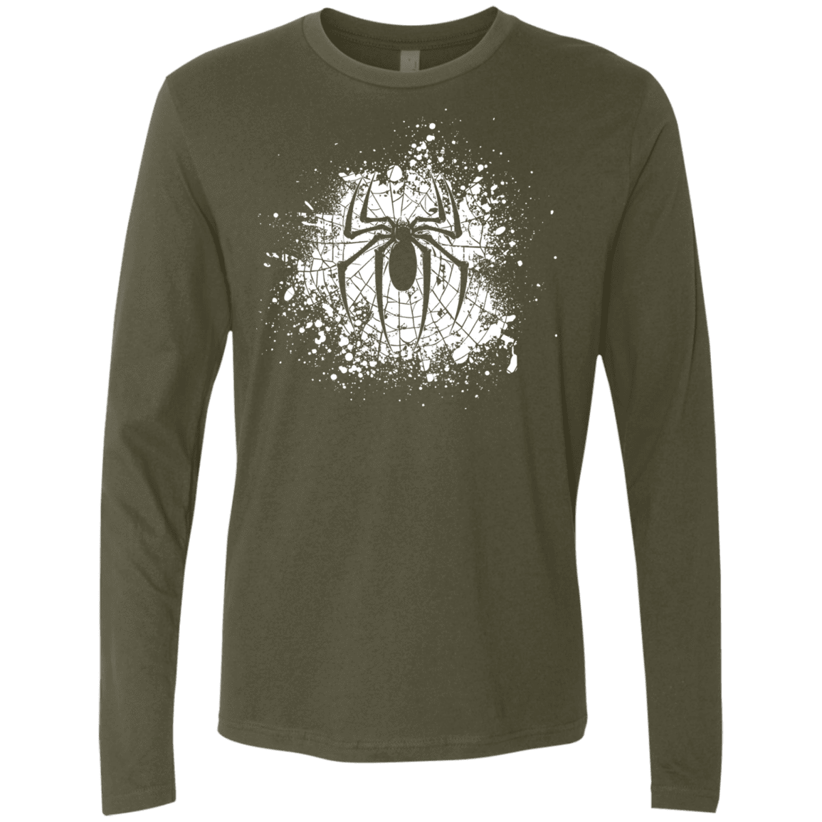 T-Shirts Military Green / S Arachnophobia Men's Premium Long Sleeve