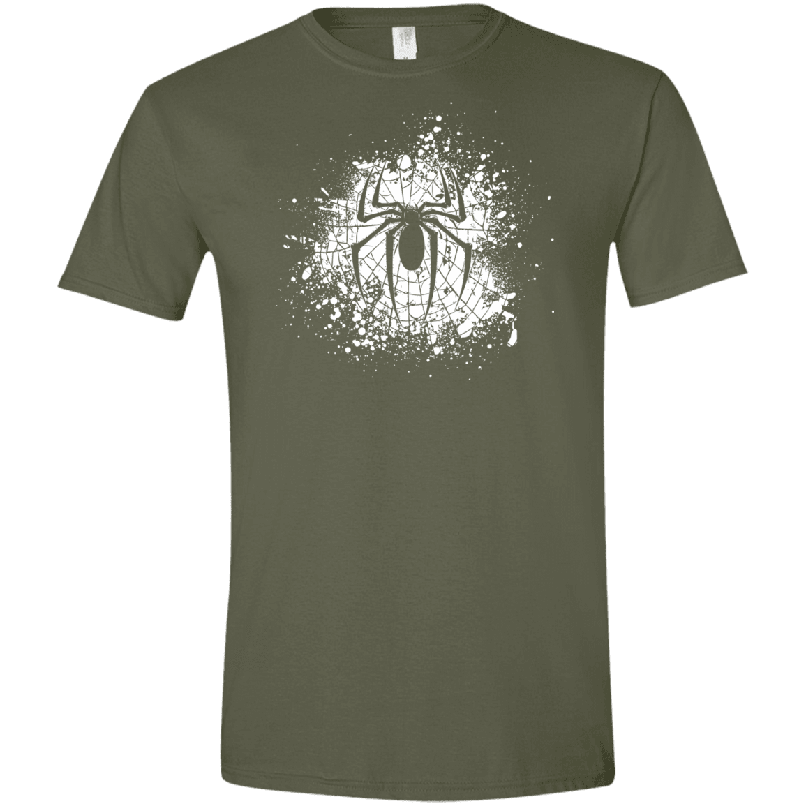 T-Shirts Military Green / S Arachnophobia Men's Semi-Fitted Softstyle
