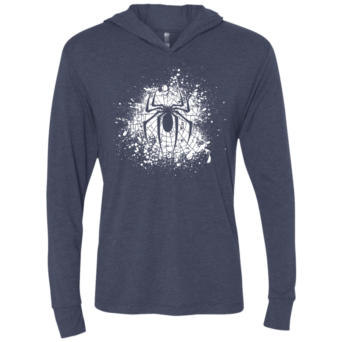 T-Shirts Vintage Navy / X-Small Arachnophobia Triblend Long Sleeve Hoodie Tee