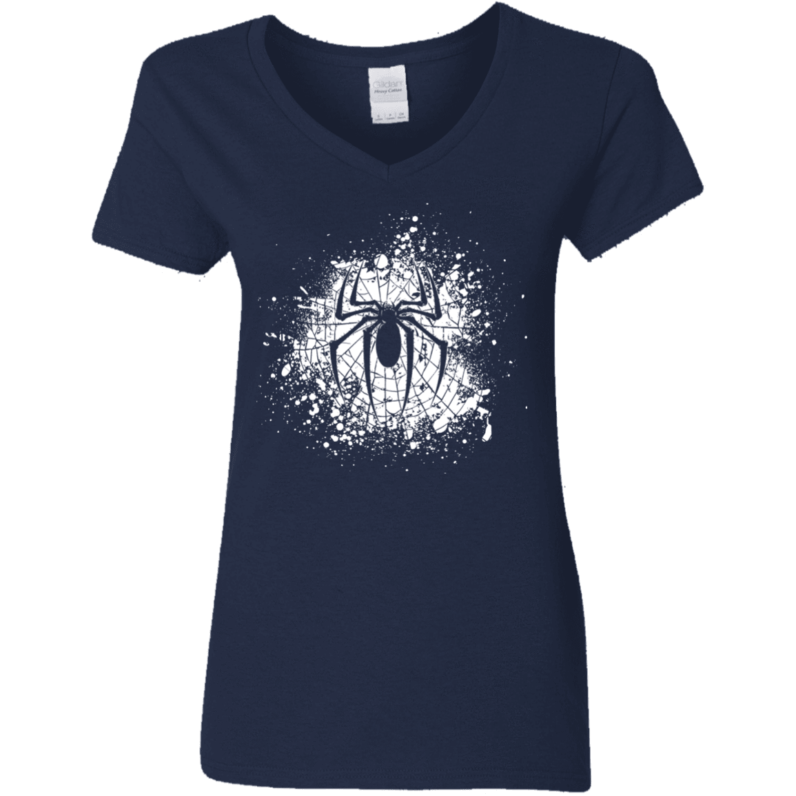 T-Shirts Navy / S Arachnophobia Women's V-Neck T-Shirt