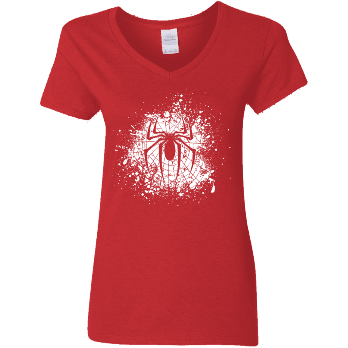 T-Shirts Red / S Arachnophobia Women's V-Neck T-Shirt