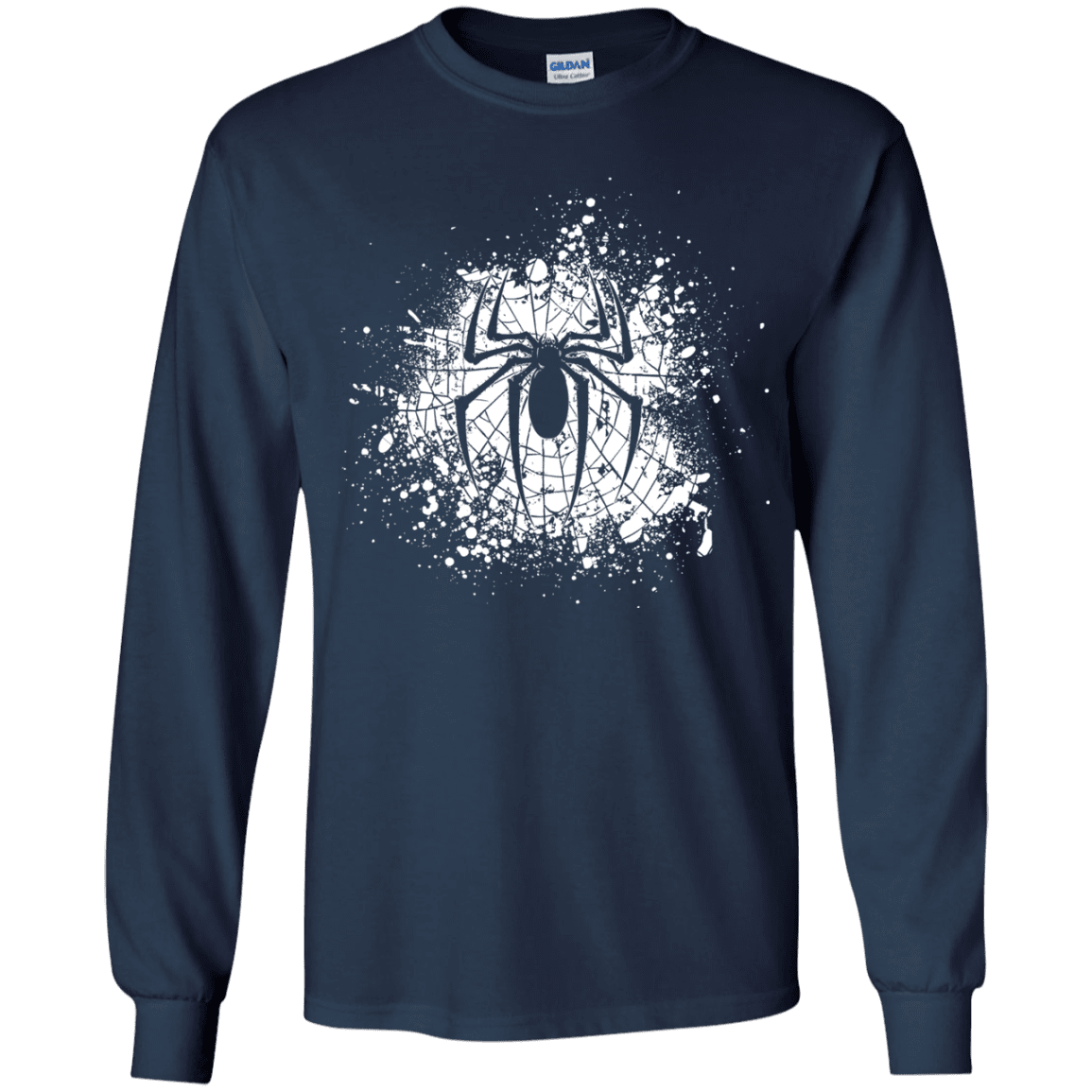 T-Shirts Navy / YS Arachnophobia Youth Long Sleeve T-Shirt