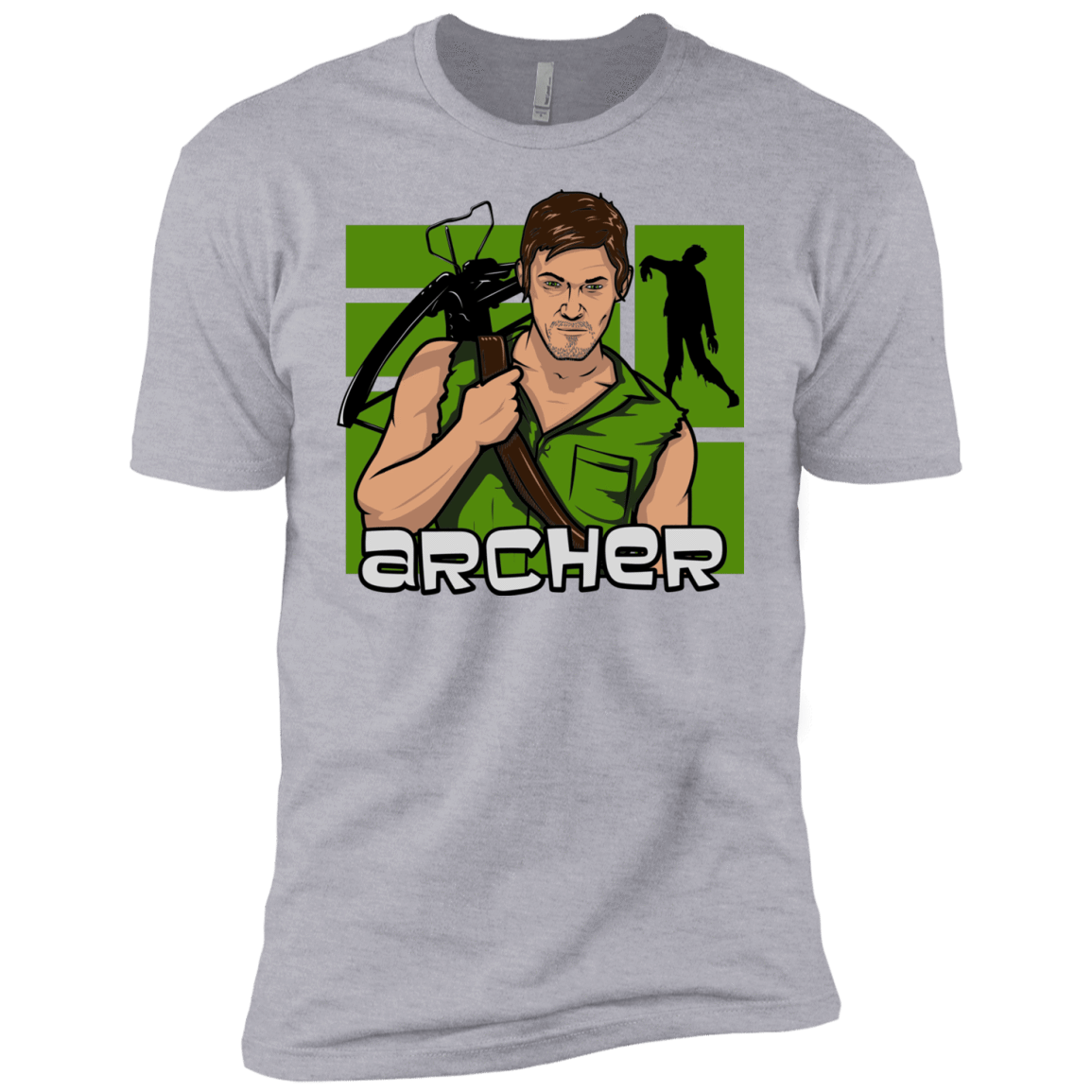T-Shirts Heather Grey / YXS Archer Boys Premium T-Shirt