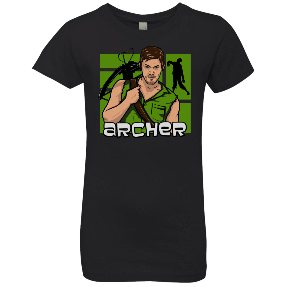 T-Shirts Black / YXS Archer Girls Premium T-Shirt