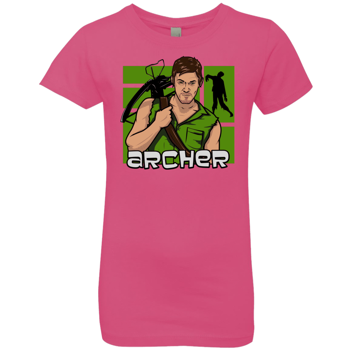 T-Shirts Hot Pink / YXS Archer Girls Premium T-Shirt