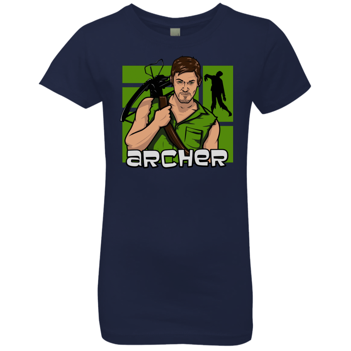T-Shirts Midnight Navy / YXS Archer Girls Premium T-Shirt