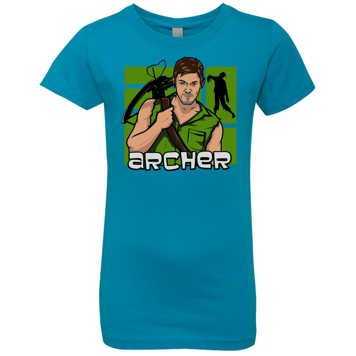 T-Shirts Turquoise / YXS Archer Girls Premium T-Shirt
