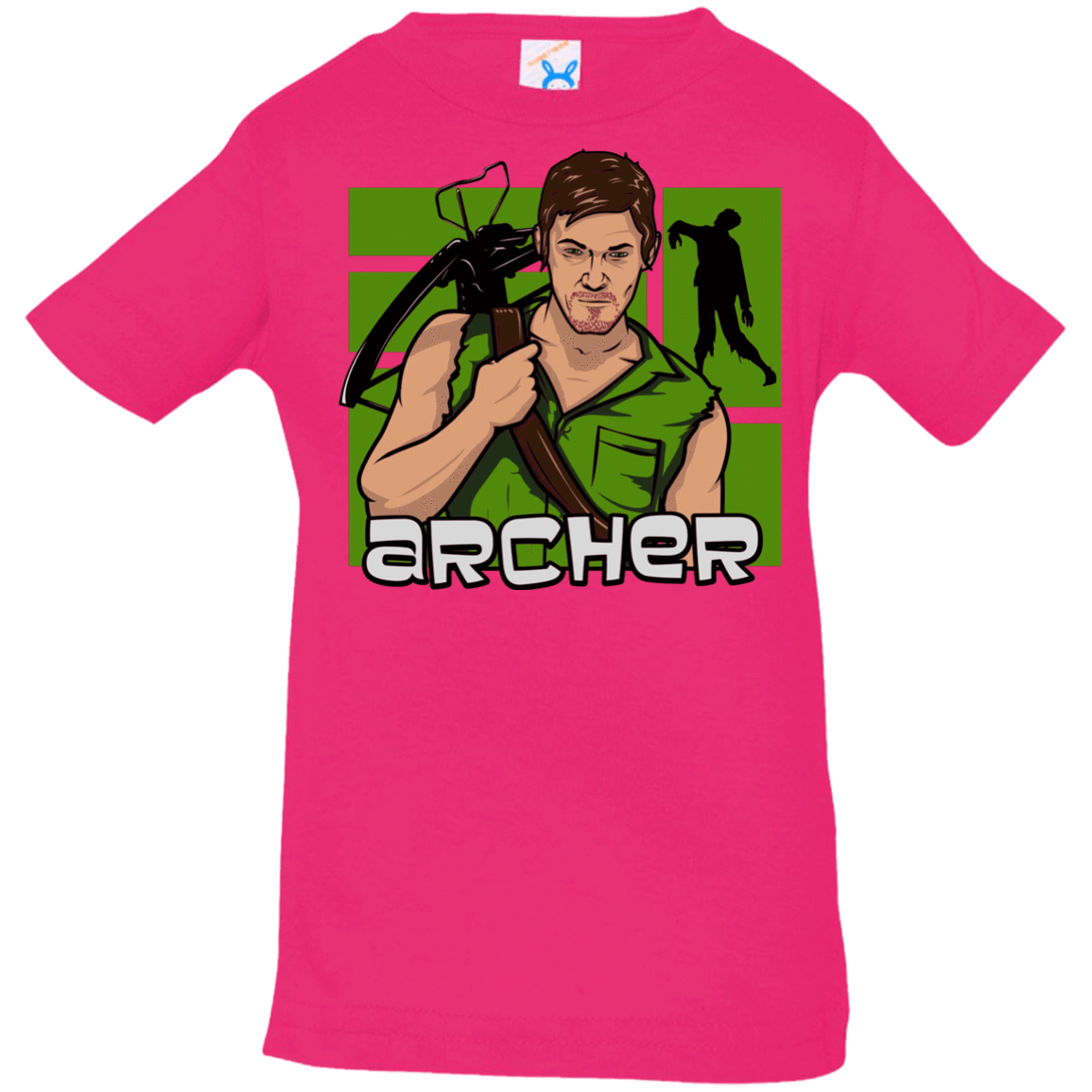 T-Shirts Hot Pink / 6 Months Archer Infant PremiumT-Shirt