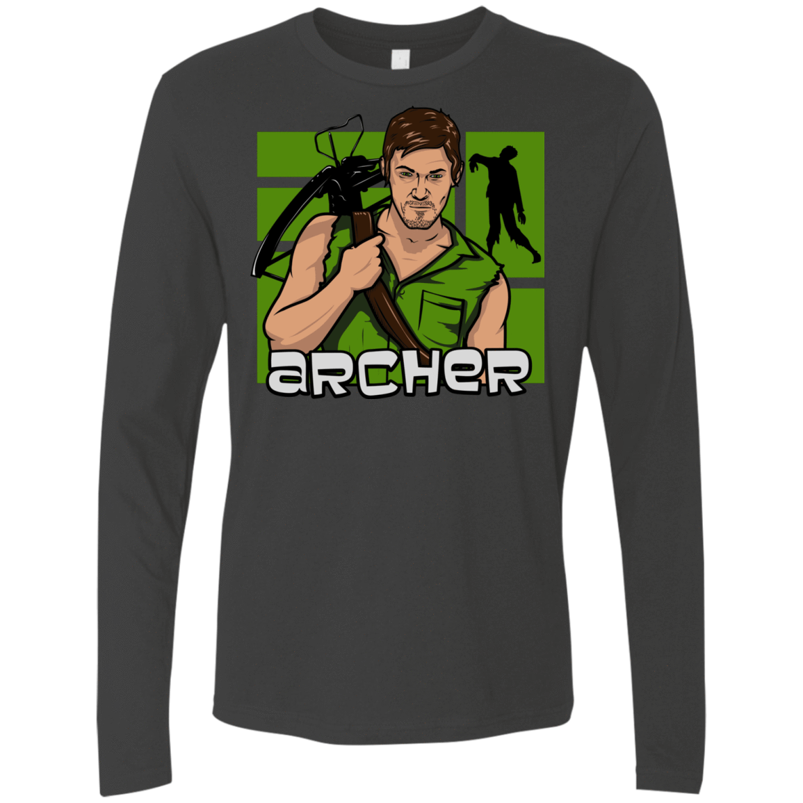 T-Shirts Heavy Metal / Small Archer Men's Premium Long Sleeve