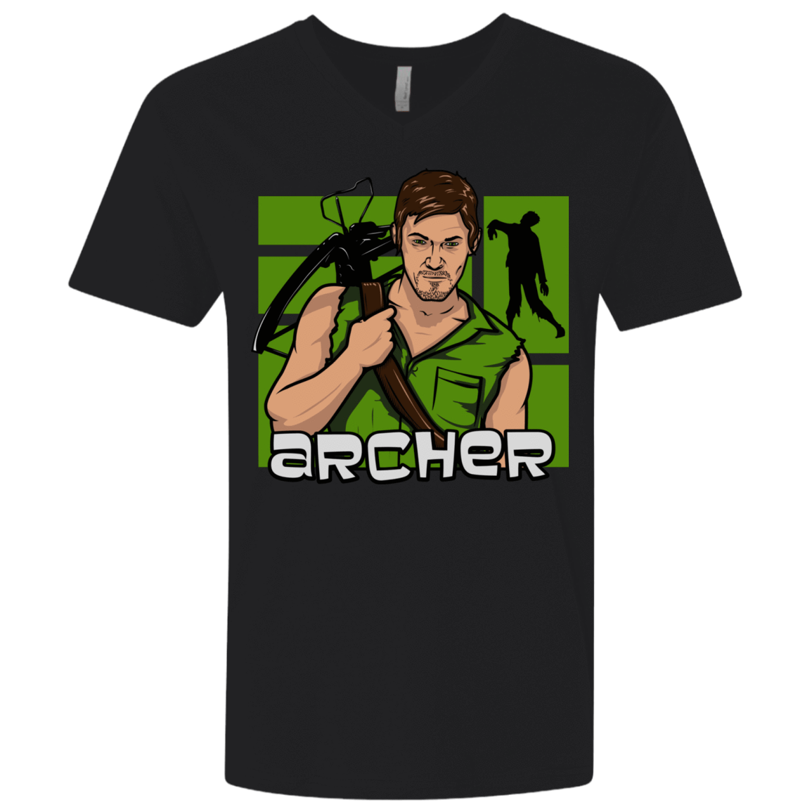 T-Shirts Black / X-Small Archer Men's Premium V-Neck