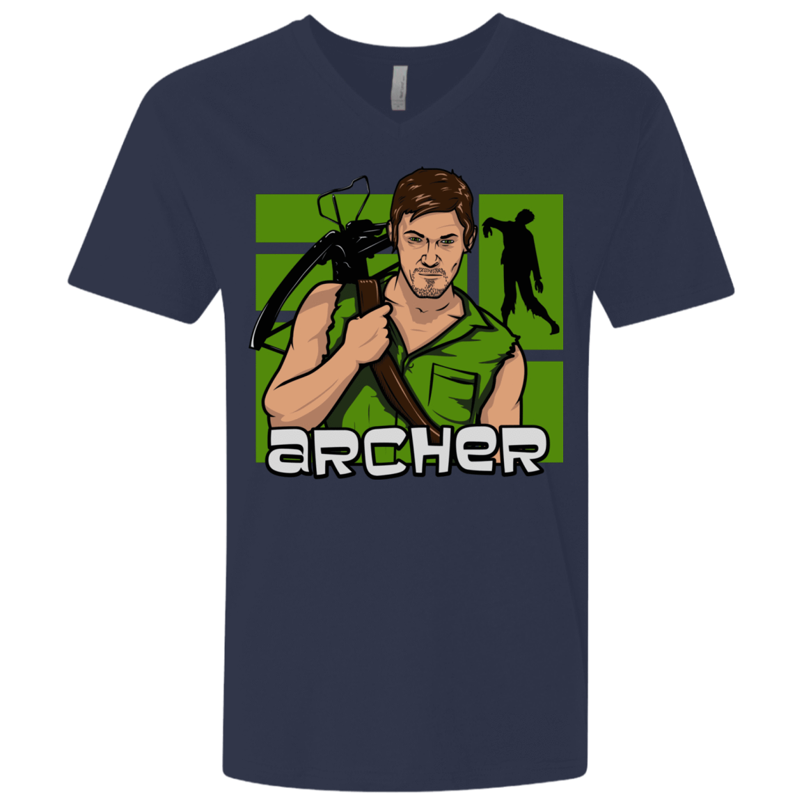 T-Shirts Midnight Navy / X-Small Archer Men's Premium V-Neck