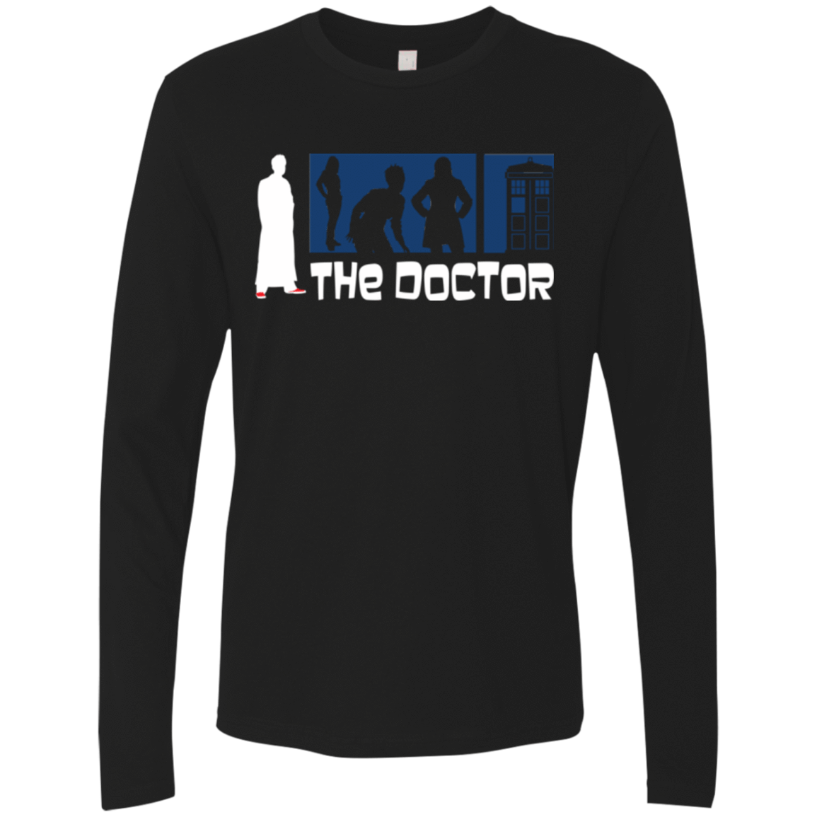 T-Shirts Black / Small Archer the Doctor Men's Premium Long Sleeve