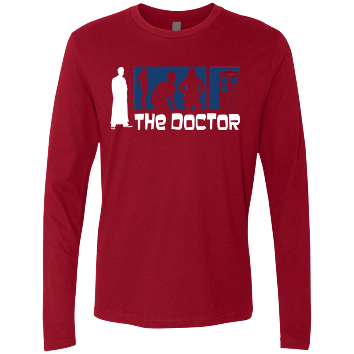 T-Shirts Cardinal / Small Archer the Doctor Men's Premium Long Sleeve
