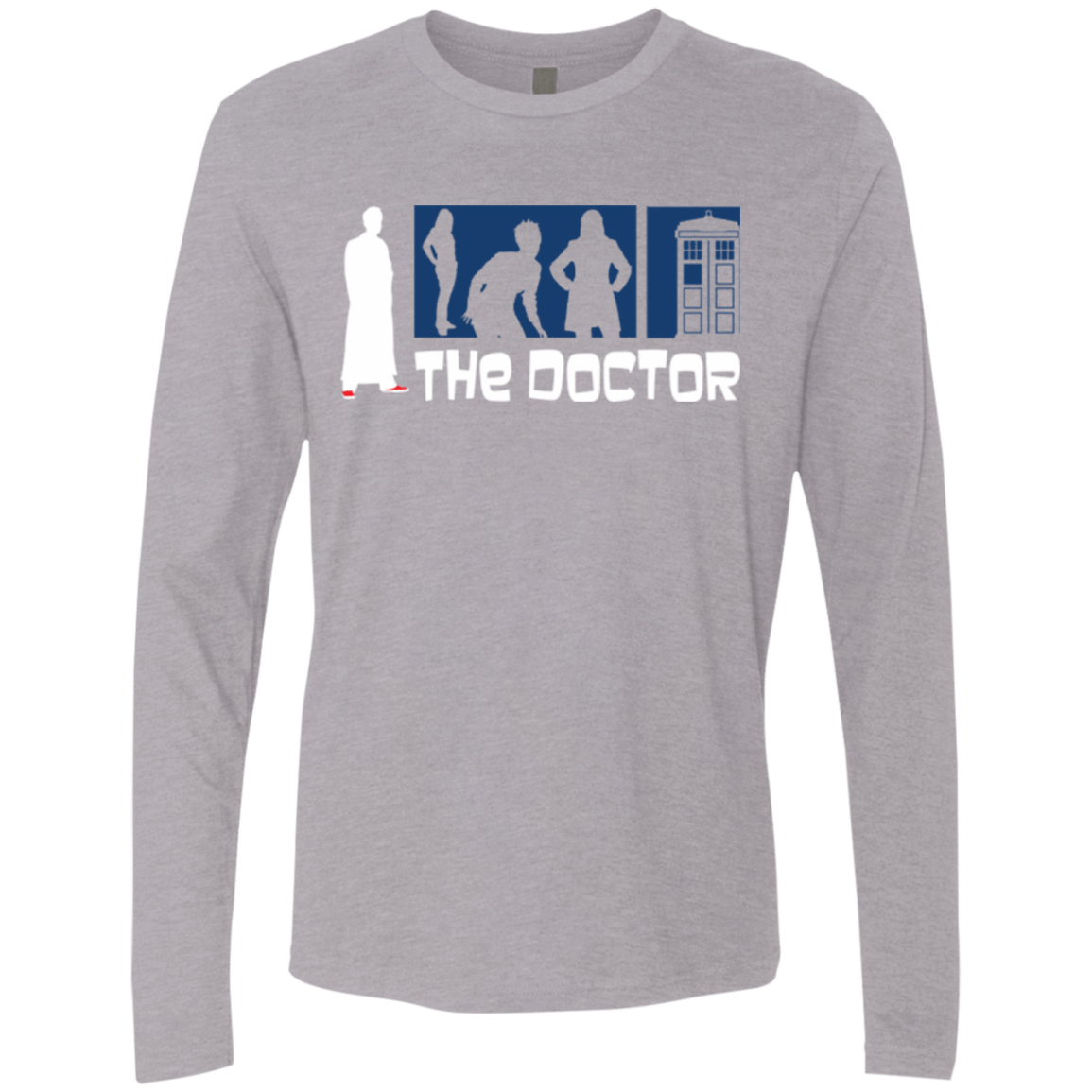 T-Shirts Heather Grey / Small Archer the Doctor Men's Premium Long Sleeve