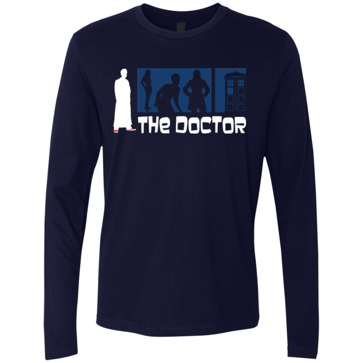 T-Shirts Midnight Navy / Small Archer the Doctor Men's Premium Long Sleeve