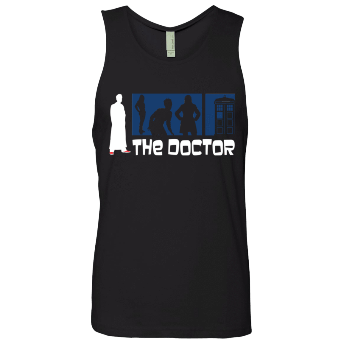 T-Shirts Black / Small Archer the Doctor Men's Premium Tank Top