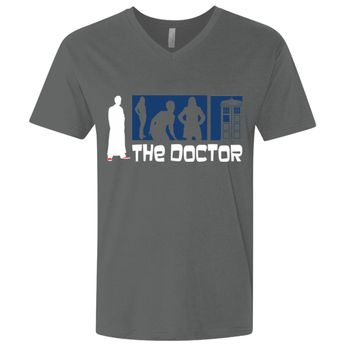 T-Shirts Heavy Metal / X-Small Archer the Doctor Men's Premium V-Neck