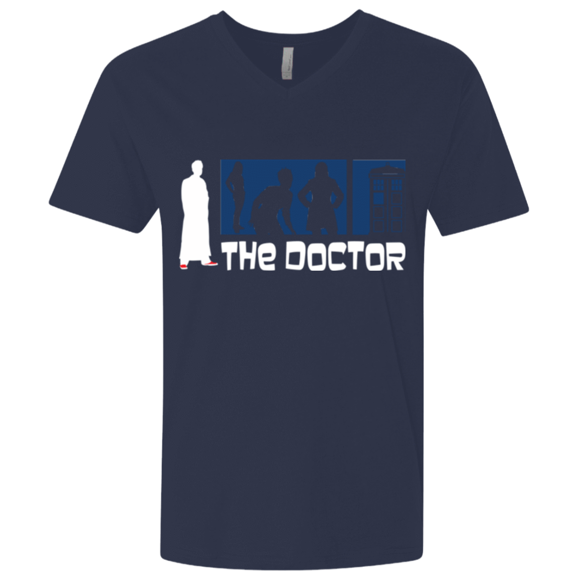 T-Shirts Midnight Navy / X-Small Archer the Doctor Men's Premium V-Neck