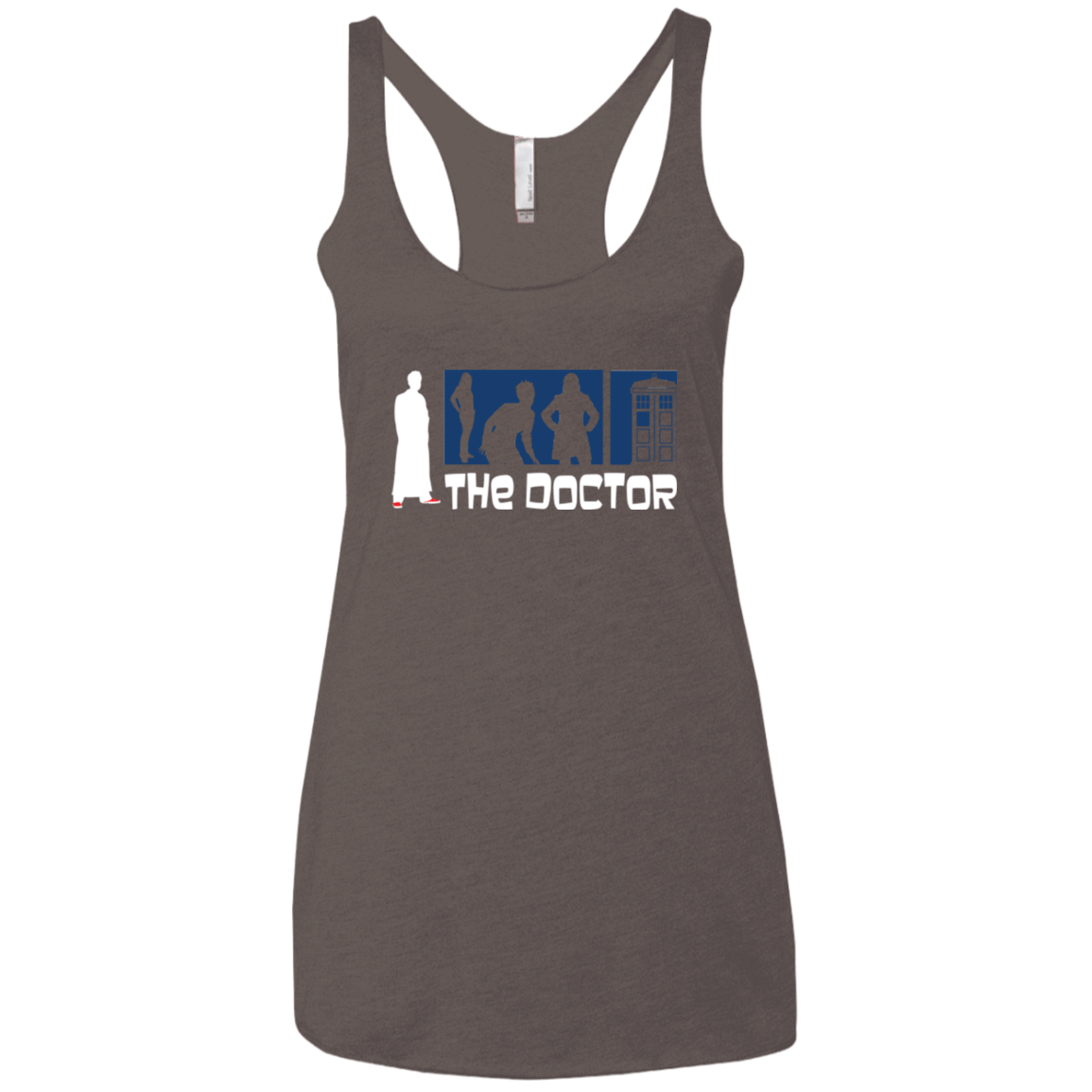 T-Shirts Macchiato / X-Small Archer the Doctor Women's Triblend Racerback Tank