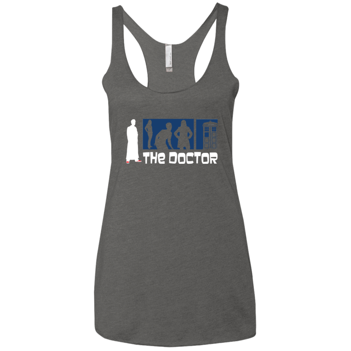 T-Shirts Premium Heather / X-Small Archer the Doctor Women's Triblend Racerback Tank