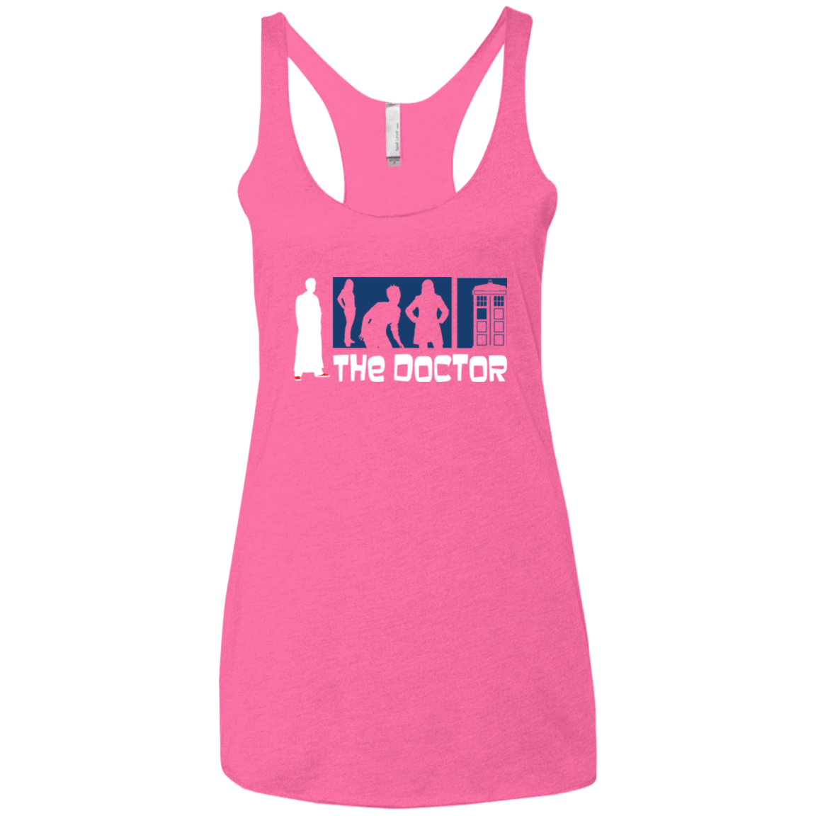 T-Shirts Vintage Pink / X-Small Archer the Doctor Women's Triblend Racerback Tank