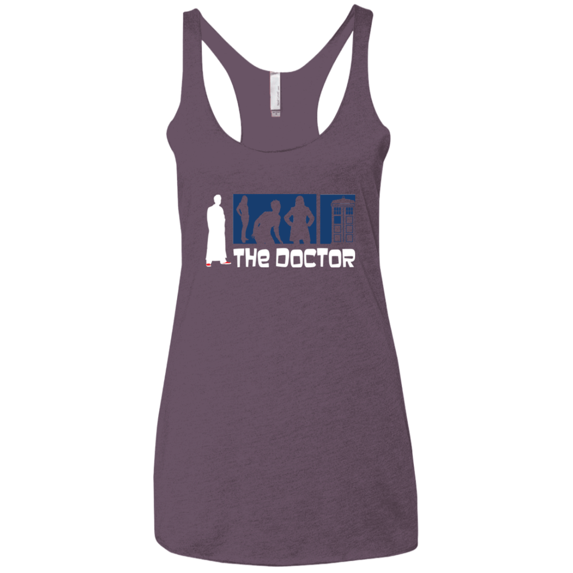 T-Shirts Vintage Purple / X-Small Archer the Doctor Women's Triblend Racerback Tank