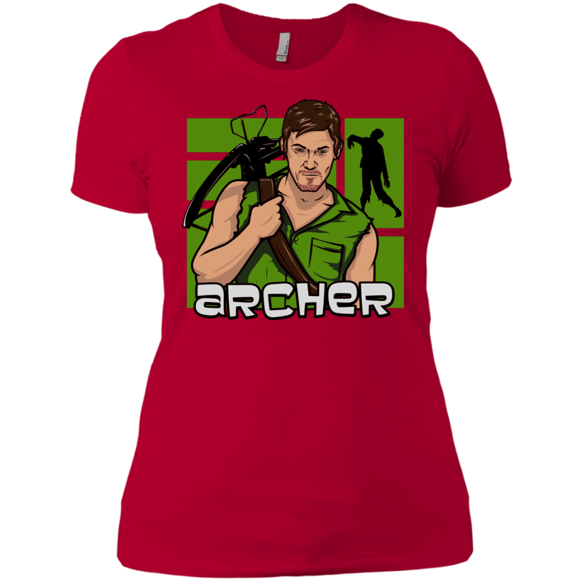 T-Shirts Red / X-Small Archer Women's Premium T-Shirt