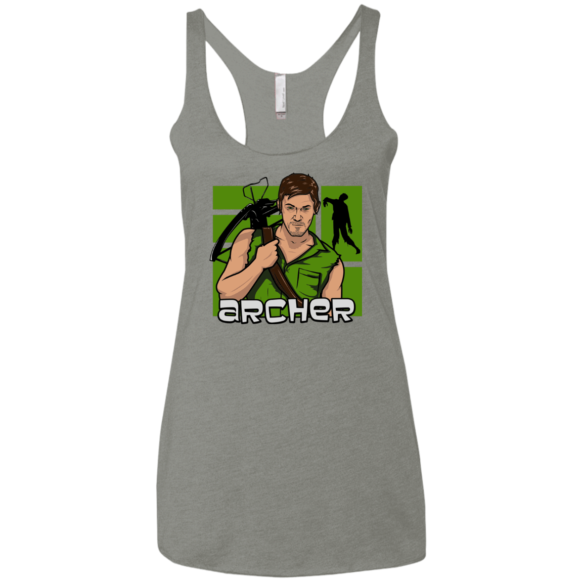 T-Shirts Venetian Grey / X-Small Archer Women's Triblend Racerback Tank
