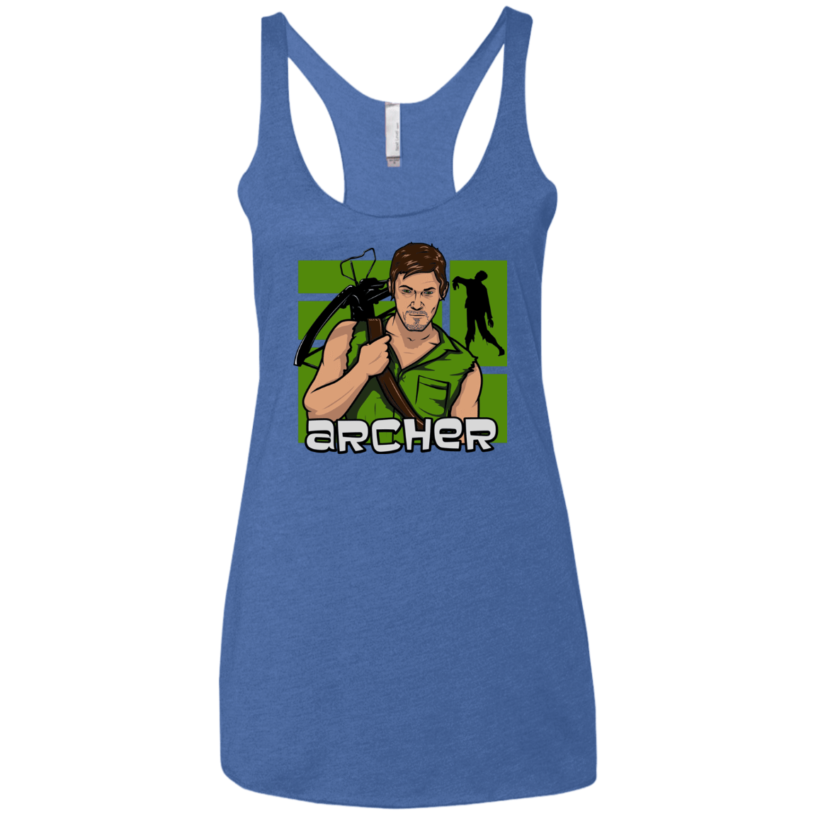 T-Shirts Vintage Royal / X-Small Archer Women's Triblend Racerback Tank