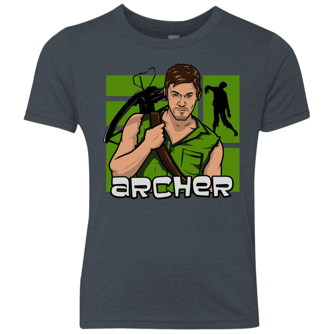 T-Shirts Vintage Navy / YXS Archer Youth Triblend T-Shirt