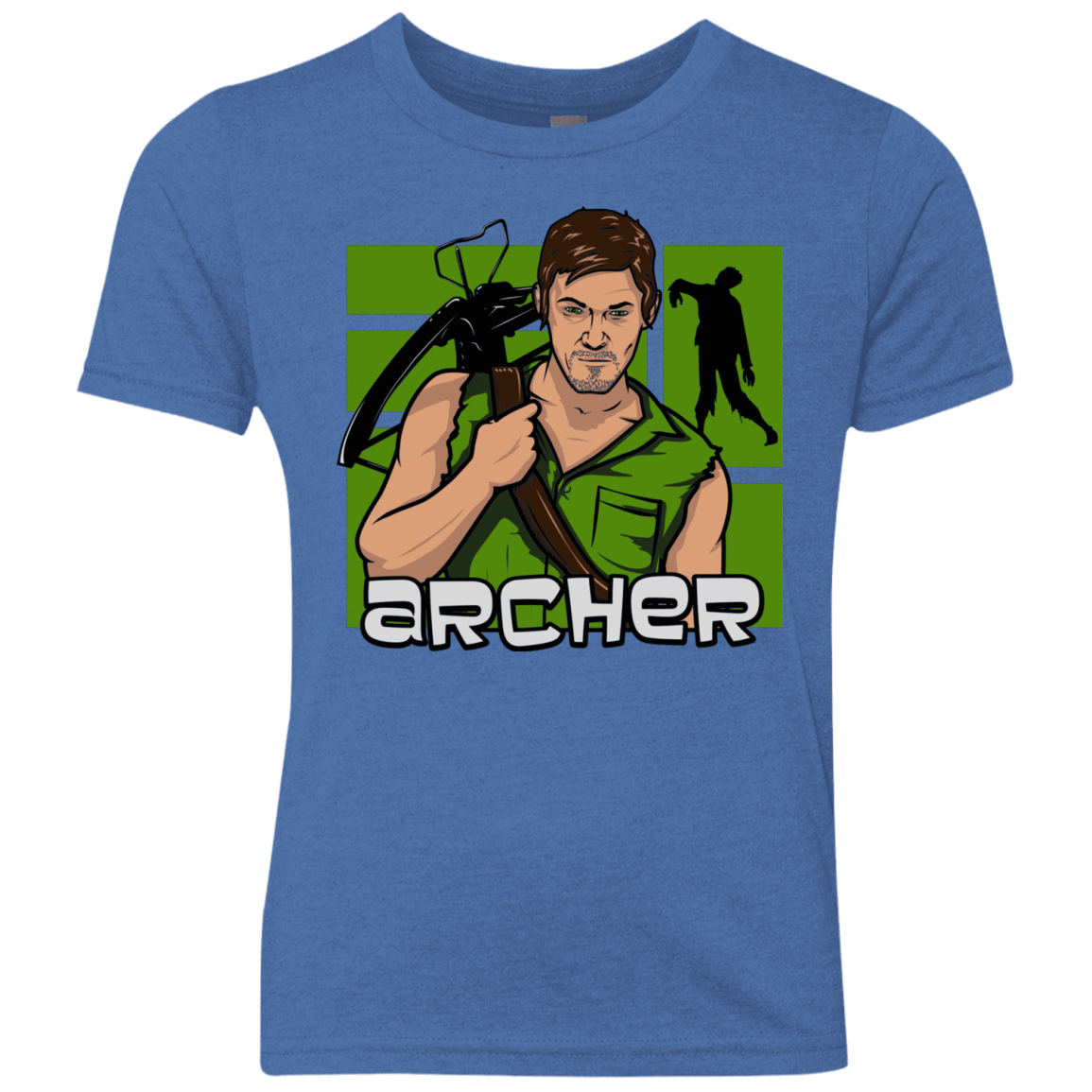T-Shirts Vintage Royal / YXS Archer Youth Triblend T-Shirt