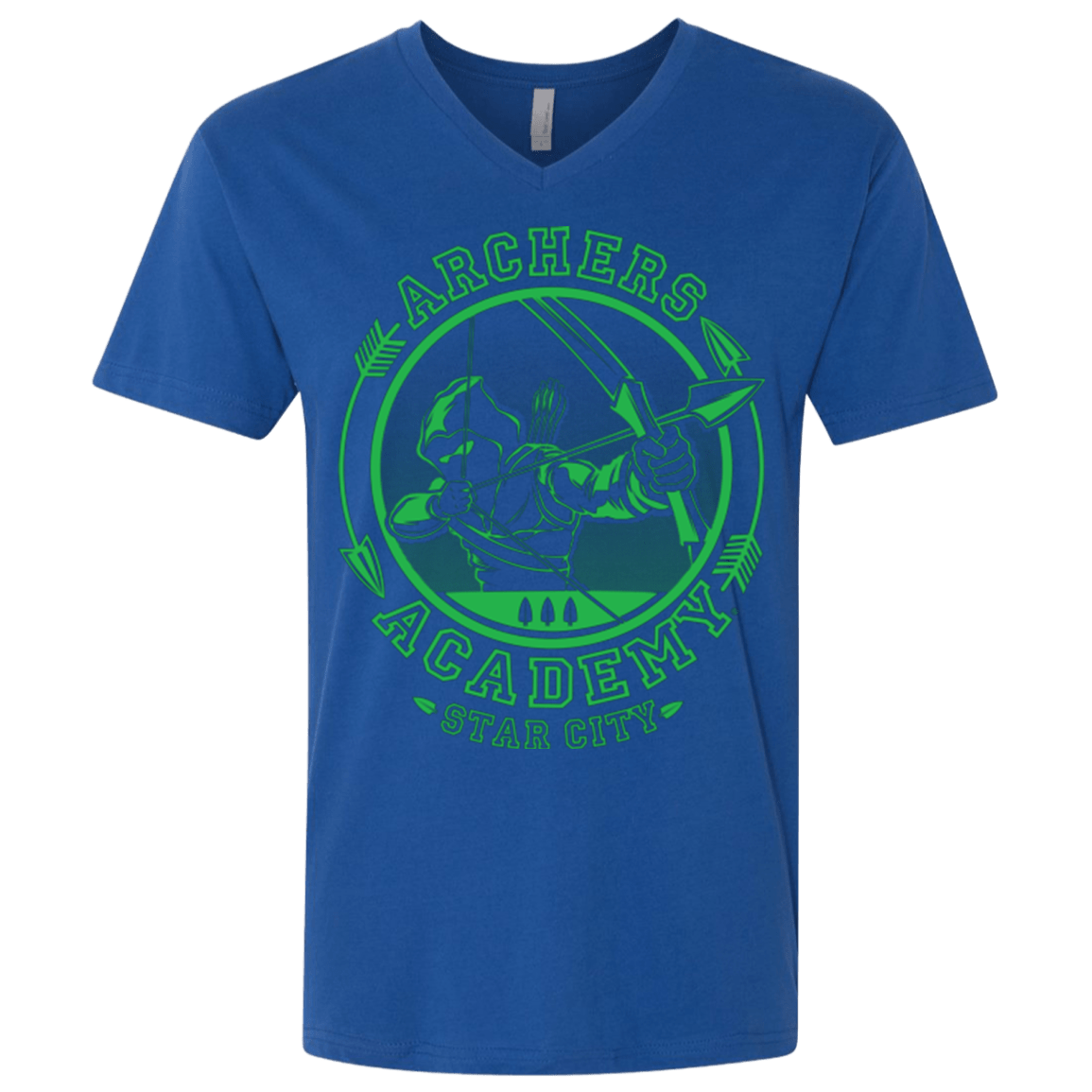 T-Shirts Royal / X-Small ARCHERS ACADEMY Men's Premium V-Neck