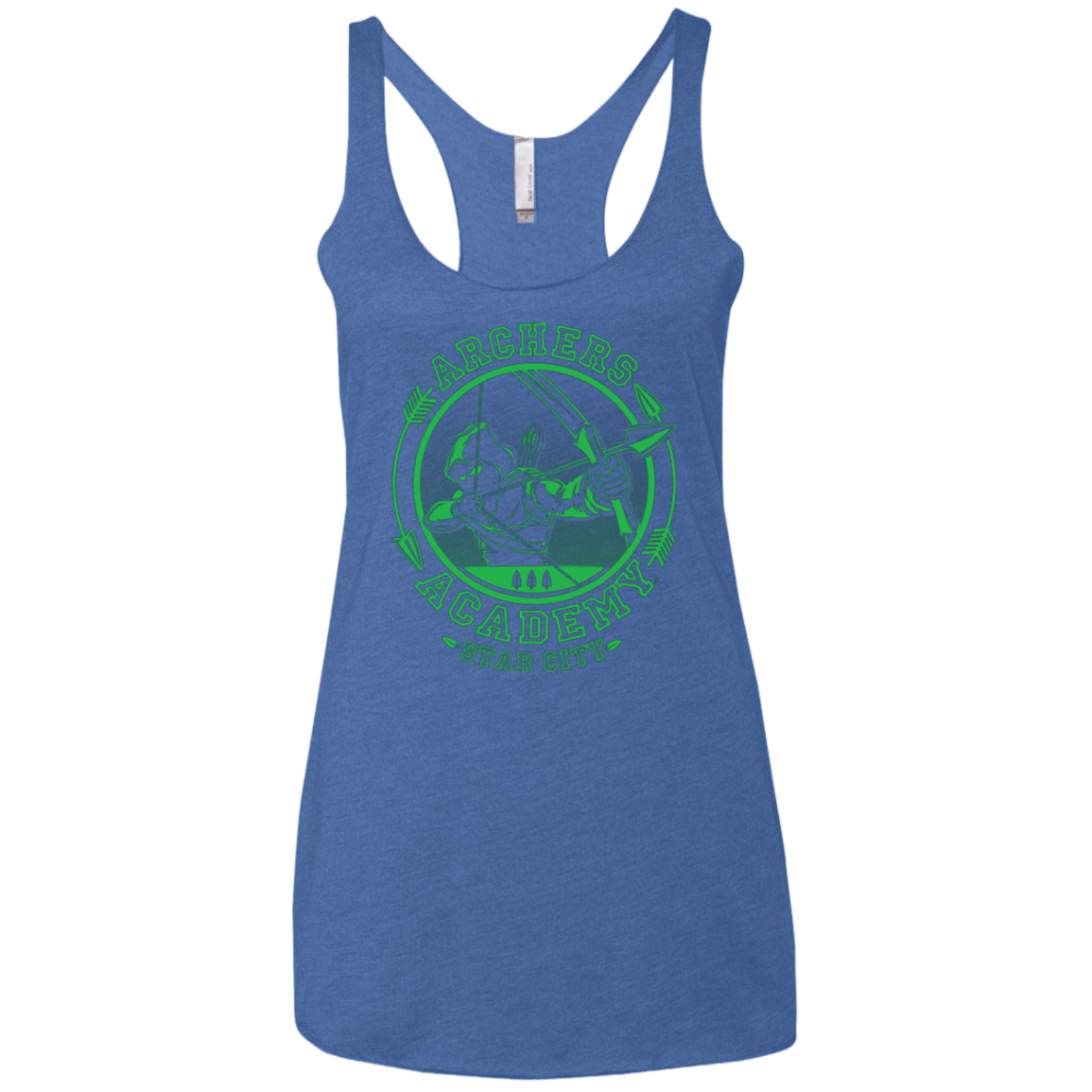 T-Shirts Vintage Royal / X-Small ARCHERS ACADEMY Women's Triblend Racerback Tank