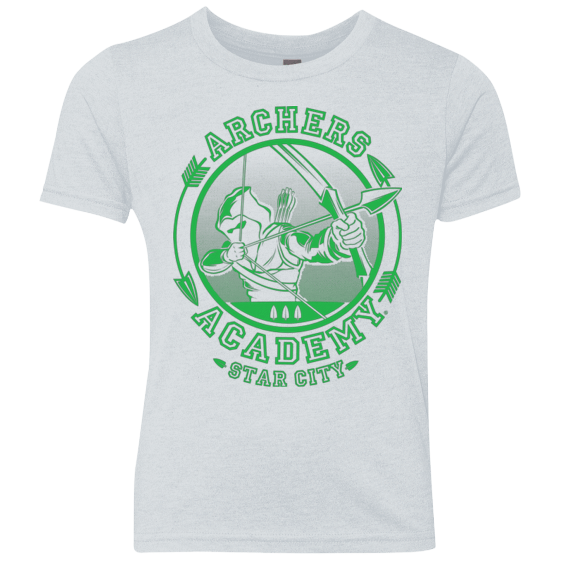 T-Shirts Heather White / YXS ARCHERS ACADEMY Youth Triblend T-Shirt