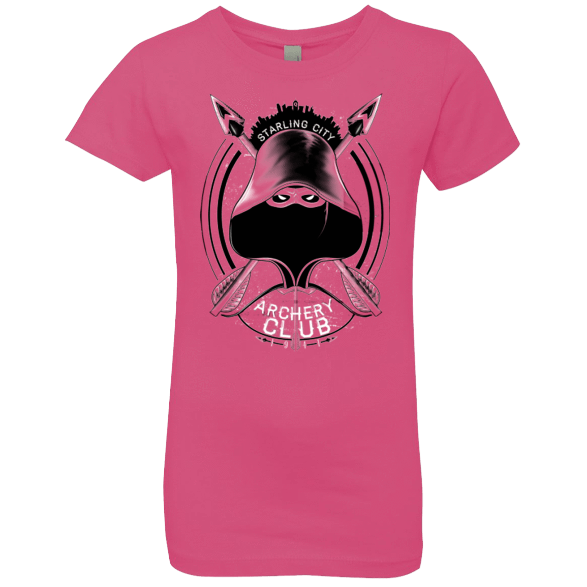 T-Shirts Hot Pink / YXS Archery Club Girls Premium T-Shirt
