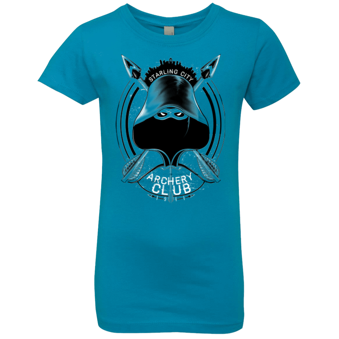 T-Shirts Turquoise / YXS Archery Club Girls Premium T-Shirt