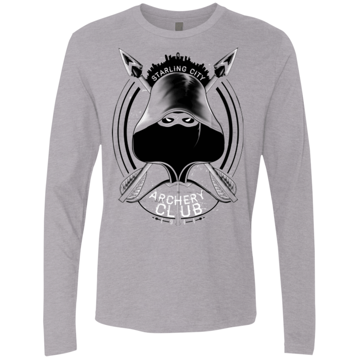 T-Shirts Heather Grey / Small Archery Club Men's Premium Long Sleeve