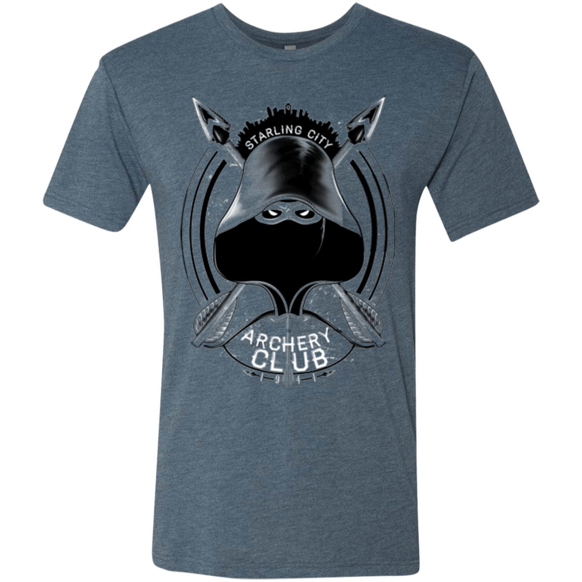 T-Shirts Indigo / Small Archery Club Men's Triblend T-Shirt