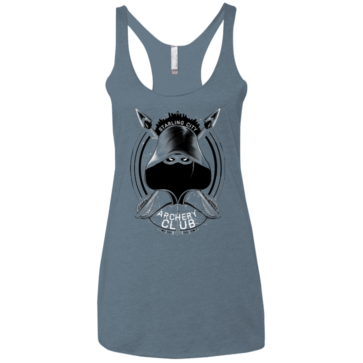 T-Shirts Indigo / X-Small Archery Club Women's Triblend Racerback Tank