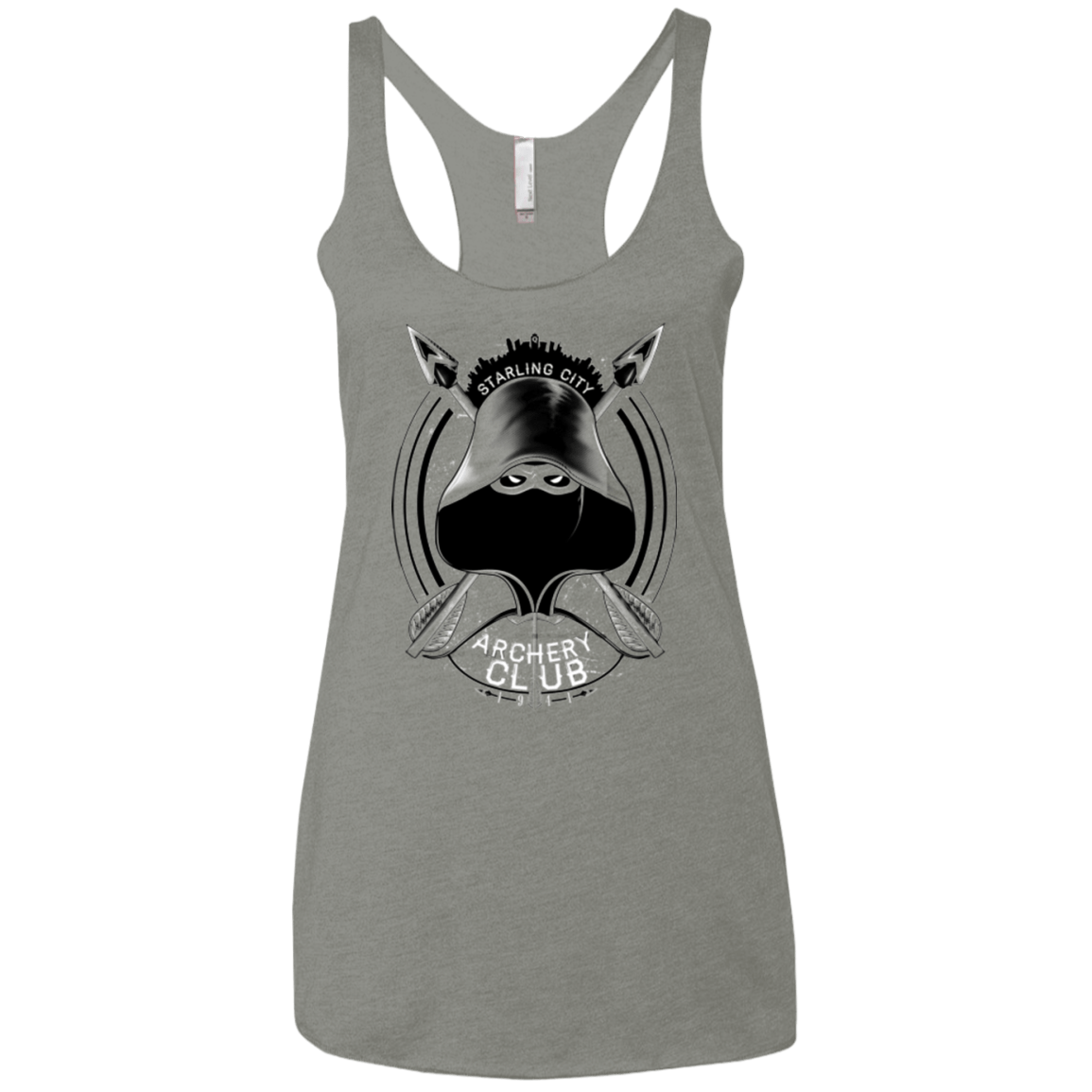 T-Shirts Venetian Grey / X-Small Archery Club Women's Triblend Racerback Tank