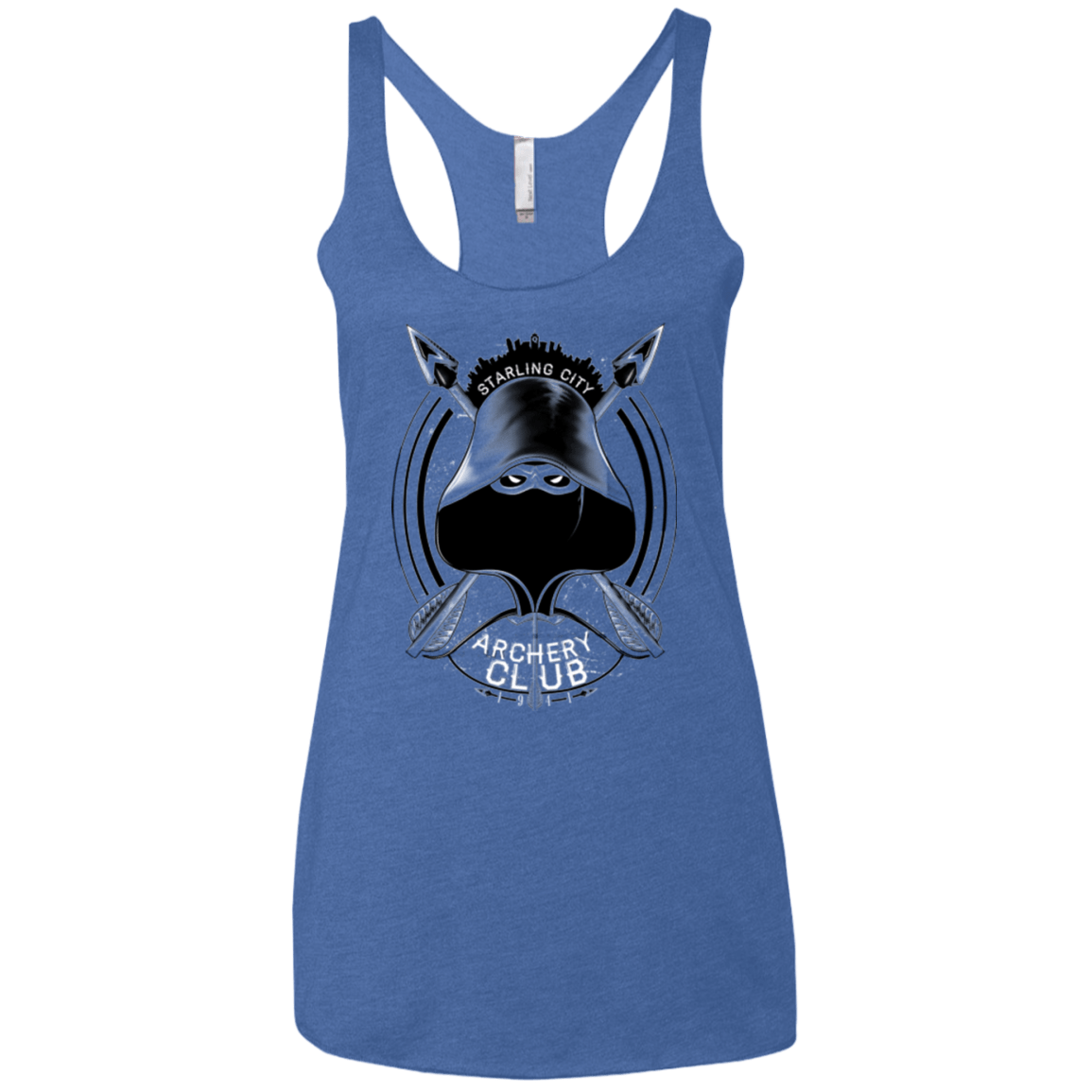 T-Shirts Vintage Royal / X-Small Archery Club Women's Triblend Racerback Tank